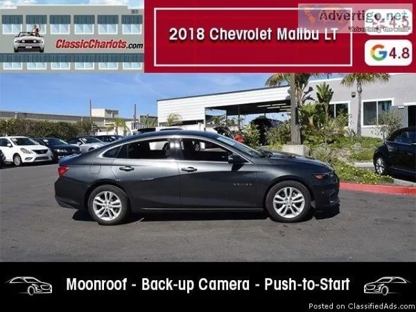 USED 2018 Chevrolet Malibu LT for sale in San Diego 18459R