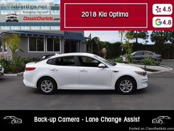 USED 2018 Kia Optima LX for sale in San Diego 18431R