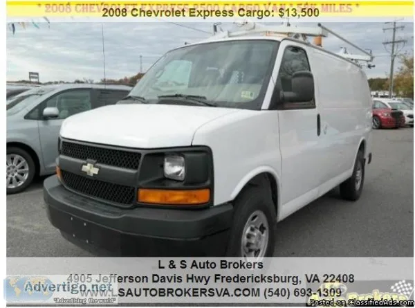 2008 CHEVROLET EXPRESS 2500 CARGO VAN