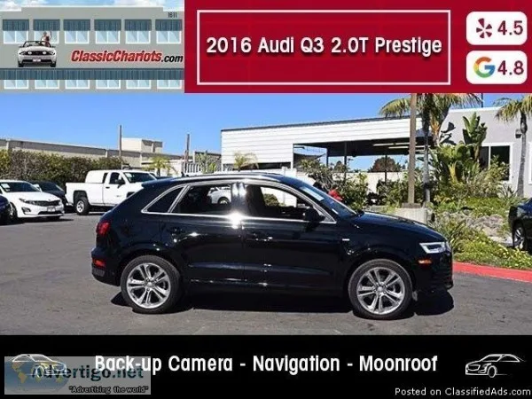 USED 2016 Audi Q3 2.0T Prestige for sale in San Diego 18416
