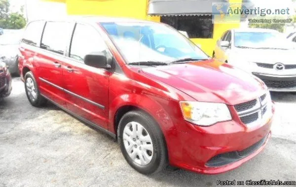 DODGE GRAN CARAVAN  2014 - ROJO