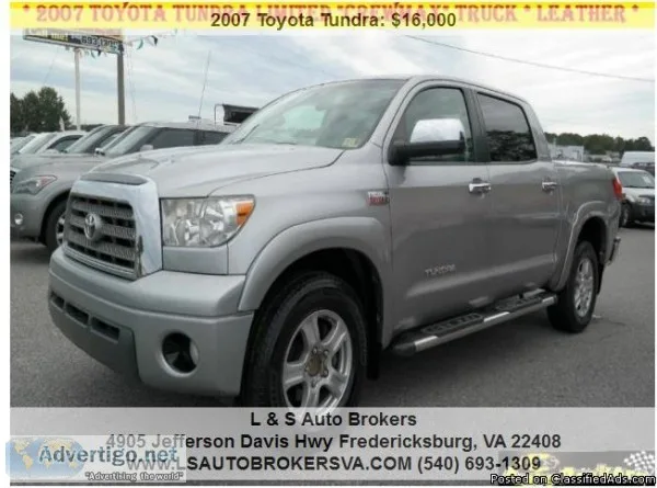 2007 TOYOTA TUNDRA LIMITED CREWMAX