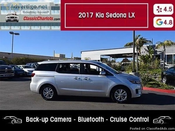 USED 2017 Kia Sedona LX for sale in San Diego 18341R