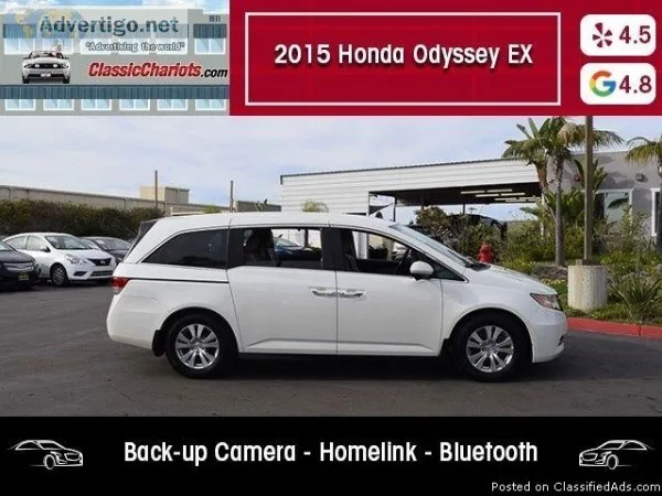 USED 2015 Honda Odyssey EX for sale in San Diego 18478
