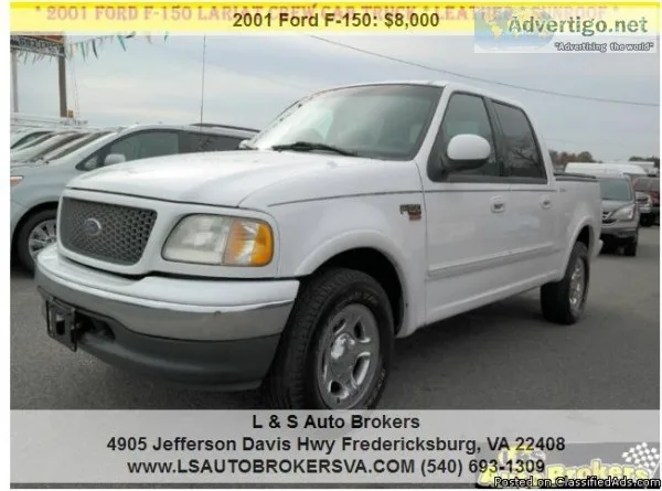 2001 FORD F-150 4DR SUPER CREW LARIAT