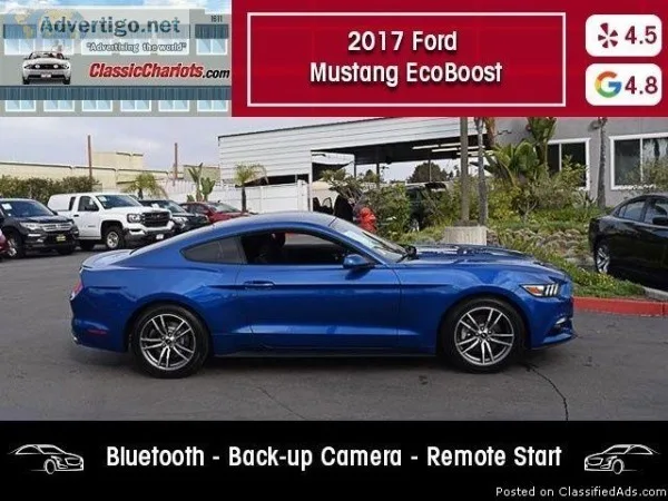 USED 2017 Ford Mustang EcoBoost for sale in San Diego 18326