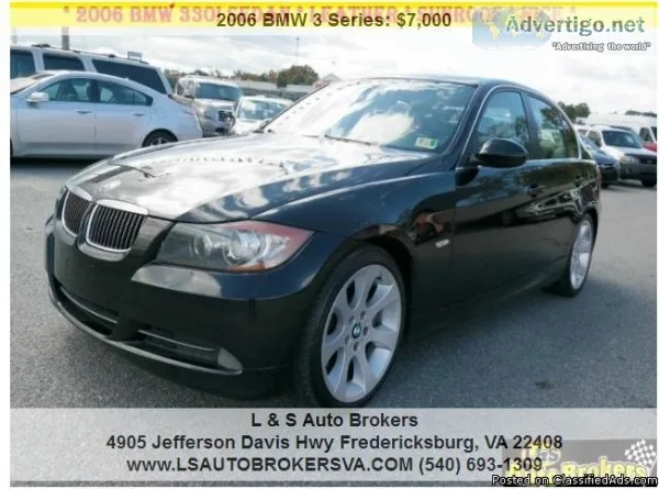 2006 BMW 3 SERIE 330I  4DR SEDAN