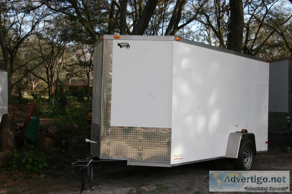 6 x 12 Enclosed Trailers with Extra Height