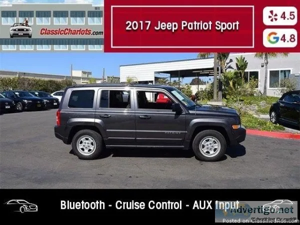 USED 2017 Jeep Patriot Sport for sale in San Diego 18234R