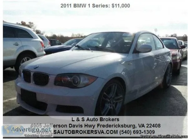 2011 BMW 1 SERIE 135I DR COUPE