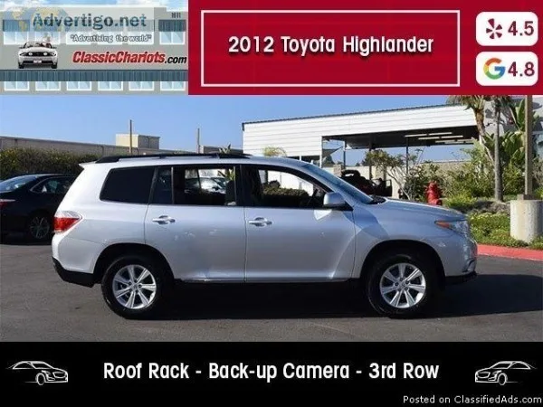 USED 2012 Toyota Highlander for sale in San Diego 18435