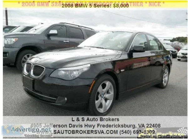2008 BMW 5 SERIE 528I 4DR SEDAN LUXURY