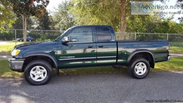 2002 Toyota Tundra Green Pickup
