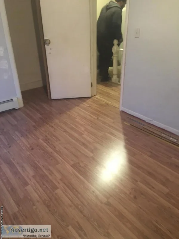 Laminate vinyl plank and hardwood flooring