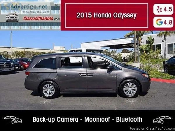 USED 2015 Honda Odyssey EX-L for sale in San Diego 18394