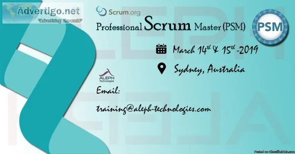 Professional Scrum Master(PSM)  Aleph Technologies