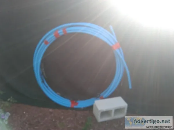 80 feet poly water line
