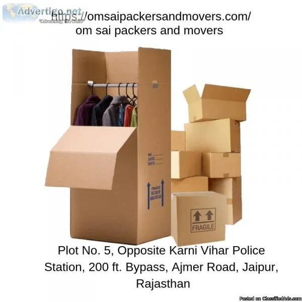Omsai packers and movers jaipur rajasthan