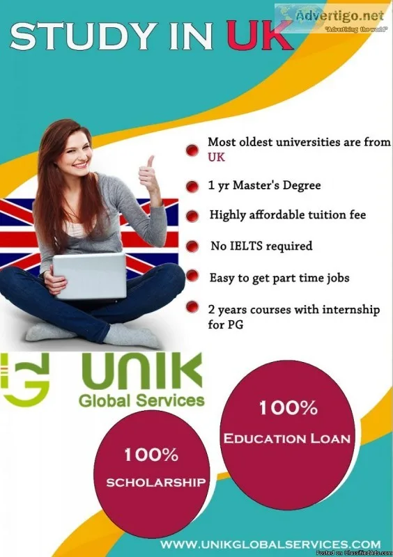 Study in UK  UNIK Global Services