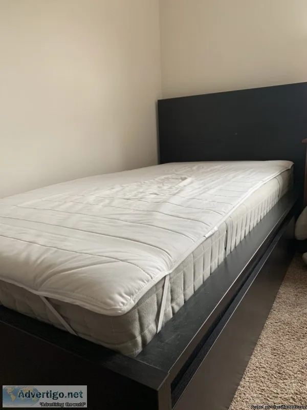 Selling Single Bed with Two Drawers