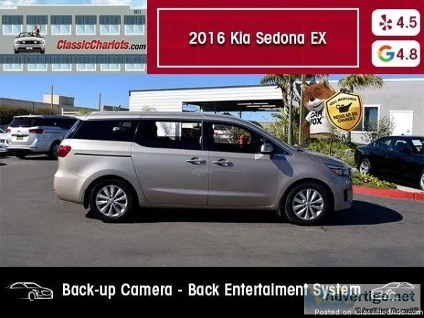 USED 2016 Kia Sedona EX for sale in San Diego 18397