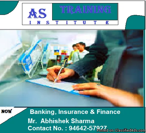 AS Training Institute ( Banking Insurance and Finance).