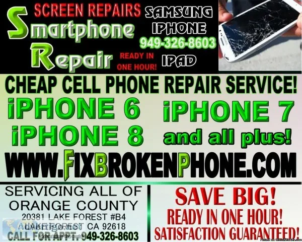 WE FIX BROKEN CELL PHONES  iPHONES AND MORE