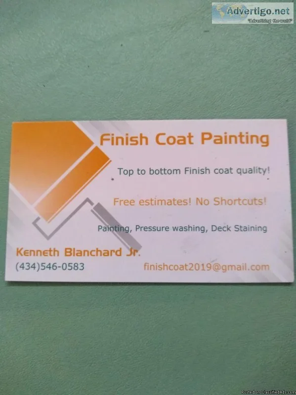 Finish Coat Painting