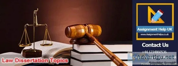 Get law dissertation topics assistance from experts.
