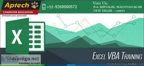 Best VBA and Macro courses in DelhiAptech Malviya Nagar