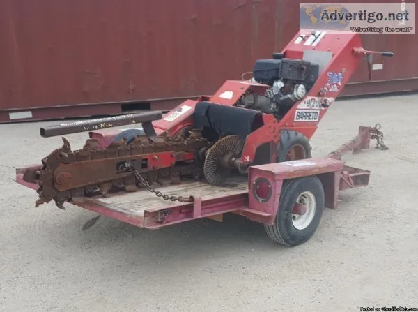 2000 BARRETO 1624D WALK BEHIND TRENCHER