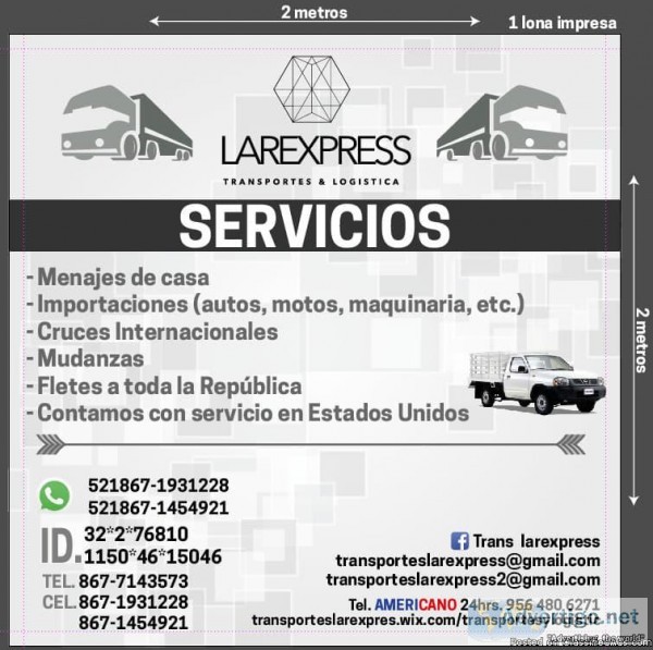 MUDANZAS DE CASA HACIA TODO MEXICO....