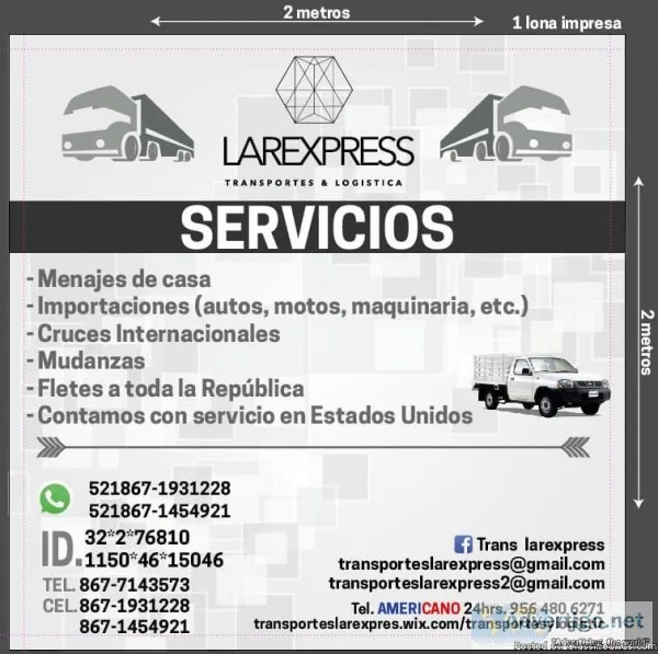 MUDANZAS DE CASA HACIA TODO MEXICO....