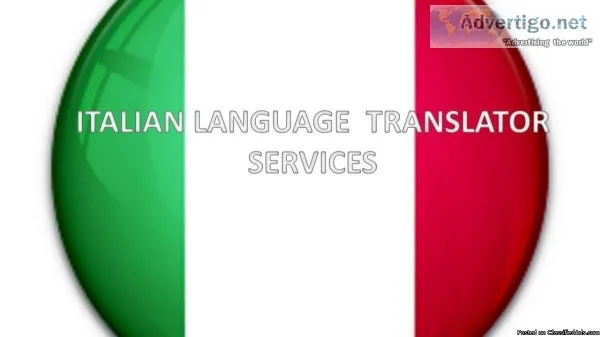 Italian Translation and Translator in Murthal