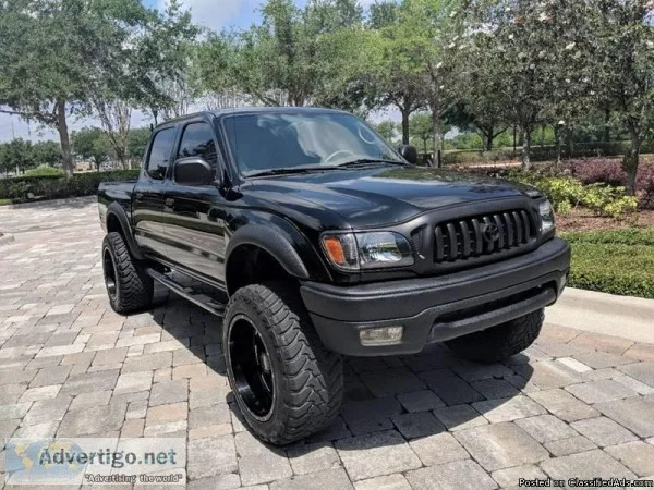 2002 Toyota Tacoma Black Pickup Truck