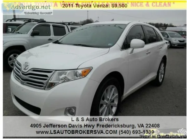 2011 Toyota Venza FWD 4cyl 4dr Crossover 