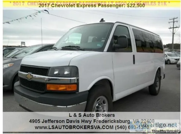 2017 CHEVROLET EXPRESS PASSANGER VAN