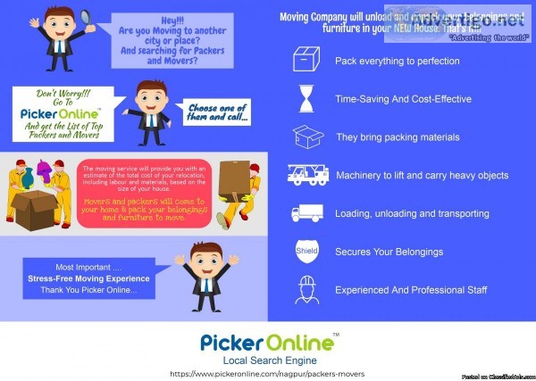 Get the List of Top Packers and Movers at Picker Online FREE