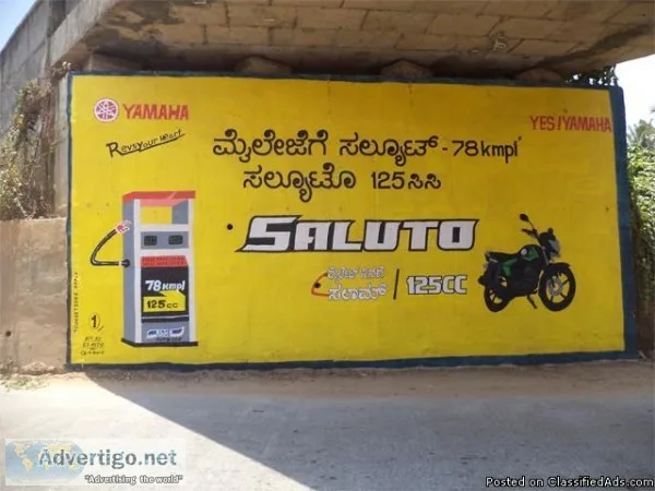 wall painting advertising in delhi