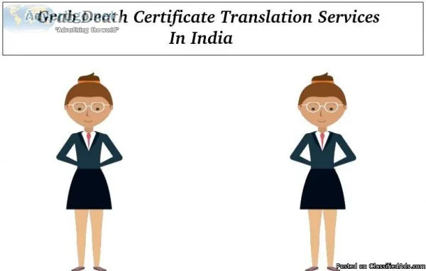 Grab Death Certificate Translation Services In India