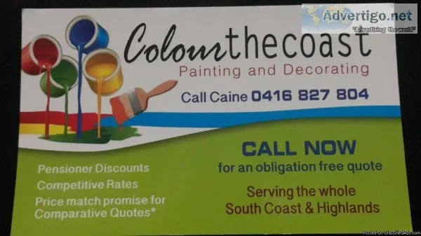 Colour the coast painting and decorating