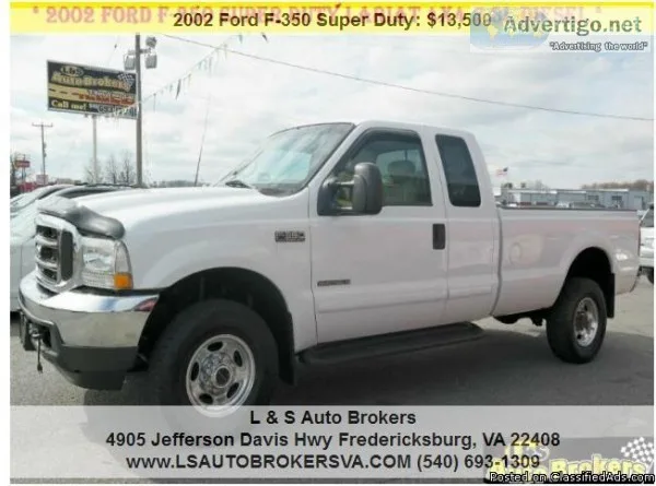 2002 FORD F-350 SUPER DUTY LARIAT 4X47.3LDIESE L