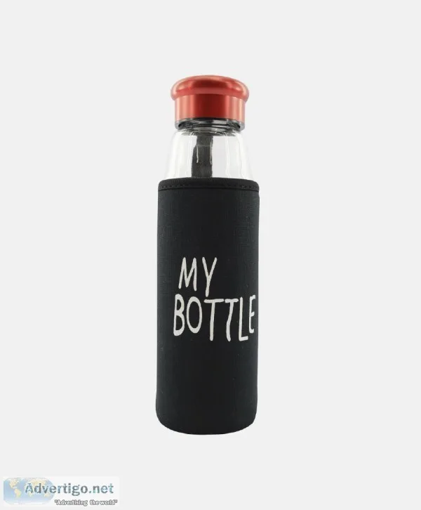 Glass drink water bottles for sale