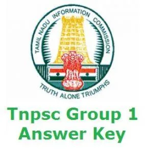 TNPSC Group &ndash 1  Answer Key &ndash 2019
