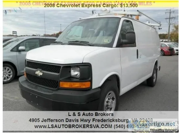2008 CHEVROLET EXPRESS CARGO 2500 VAN 58K MILES