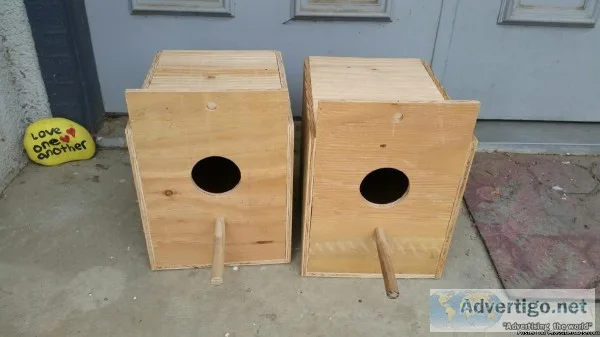 Cockatiel nestboxes