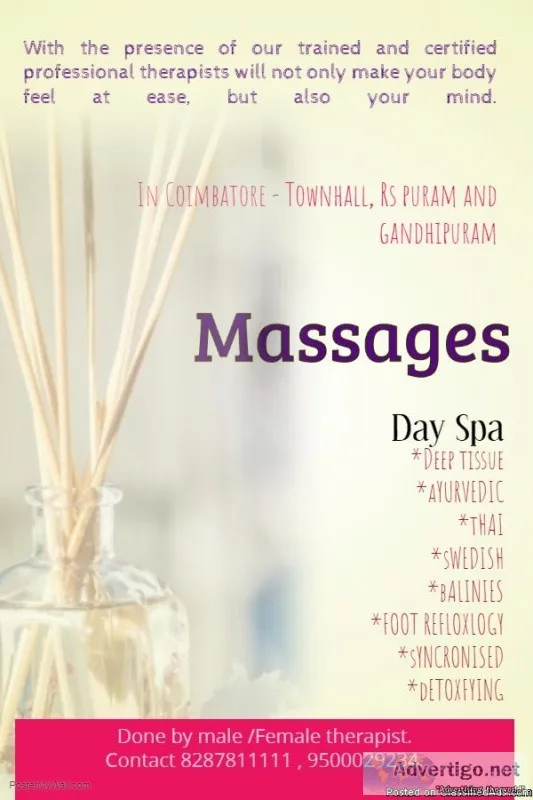 Body massages with herbal oil  1699lre