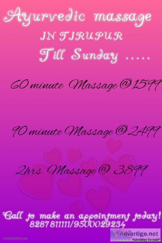 BODY MASSAGES  1699