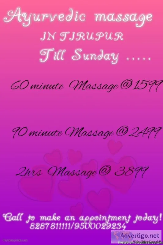 BODY MASSAGES  1699