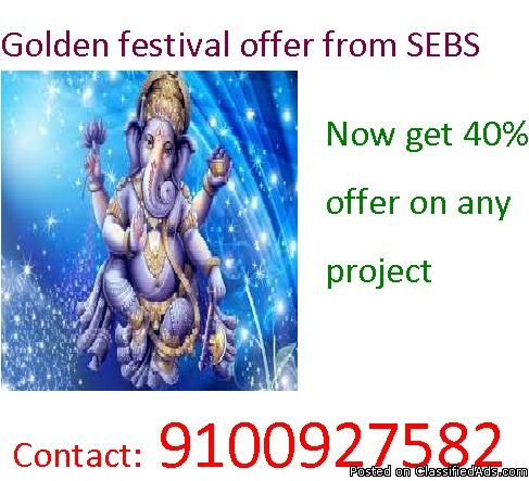 40% golden special offer any project from sebs